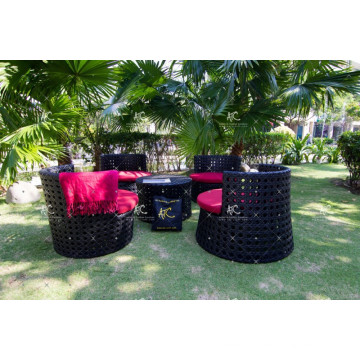 Unique Design Poly Rattan Outdoor Coffee Dining Set from Vietnam